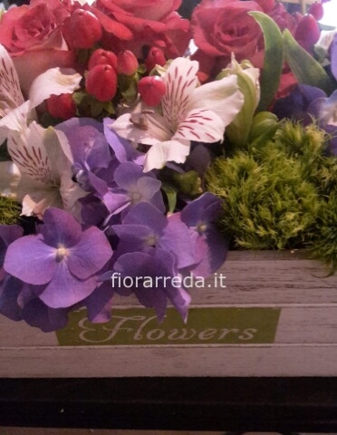 Cassetta con Fiori