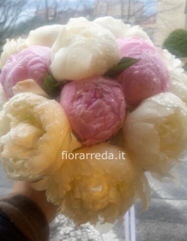 Bouquet Sposa con Peonie